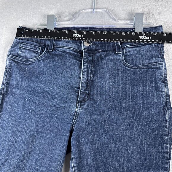 NYDJ Slim Boot Cut Jeans Lift Tuck Technology Mid Rise Women's Blue Size 14 - Picture 6 of 10